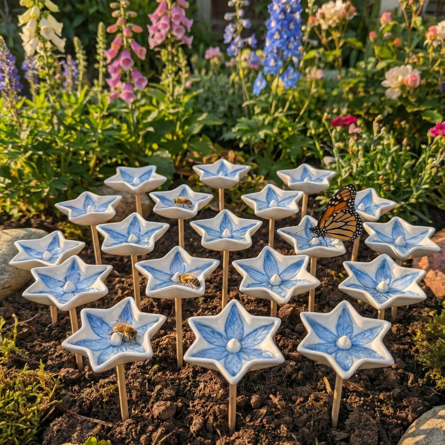 Bee watering stations