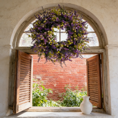 Lavender & of Bethlehem Artificial Flower Bouquet Garland