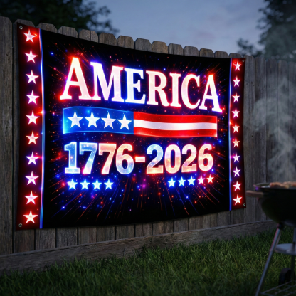 250th Anniversary Neon Print Tapestry