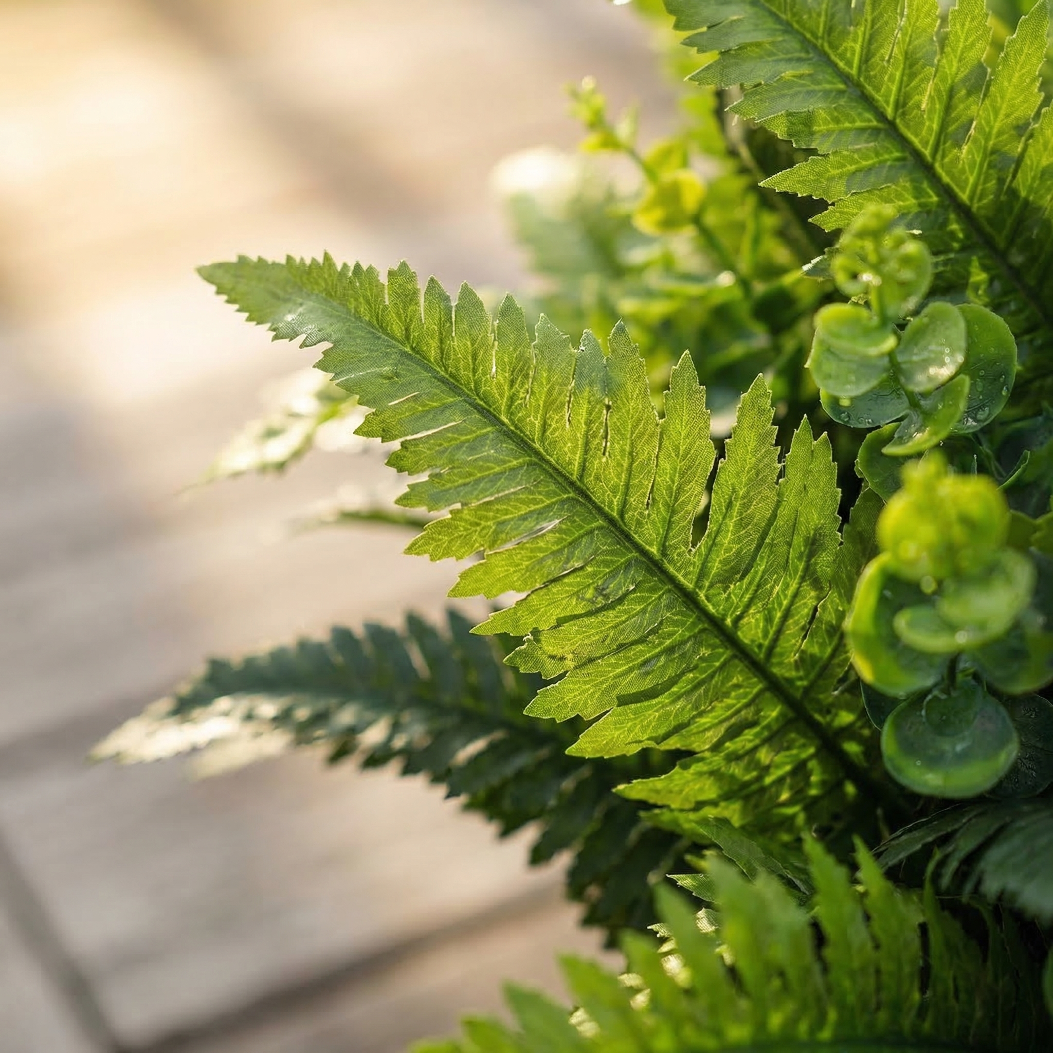 Fern and Eucalyptus Urn Planter Filler