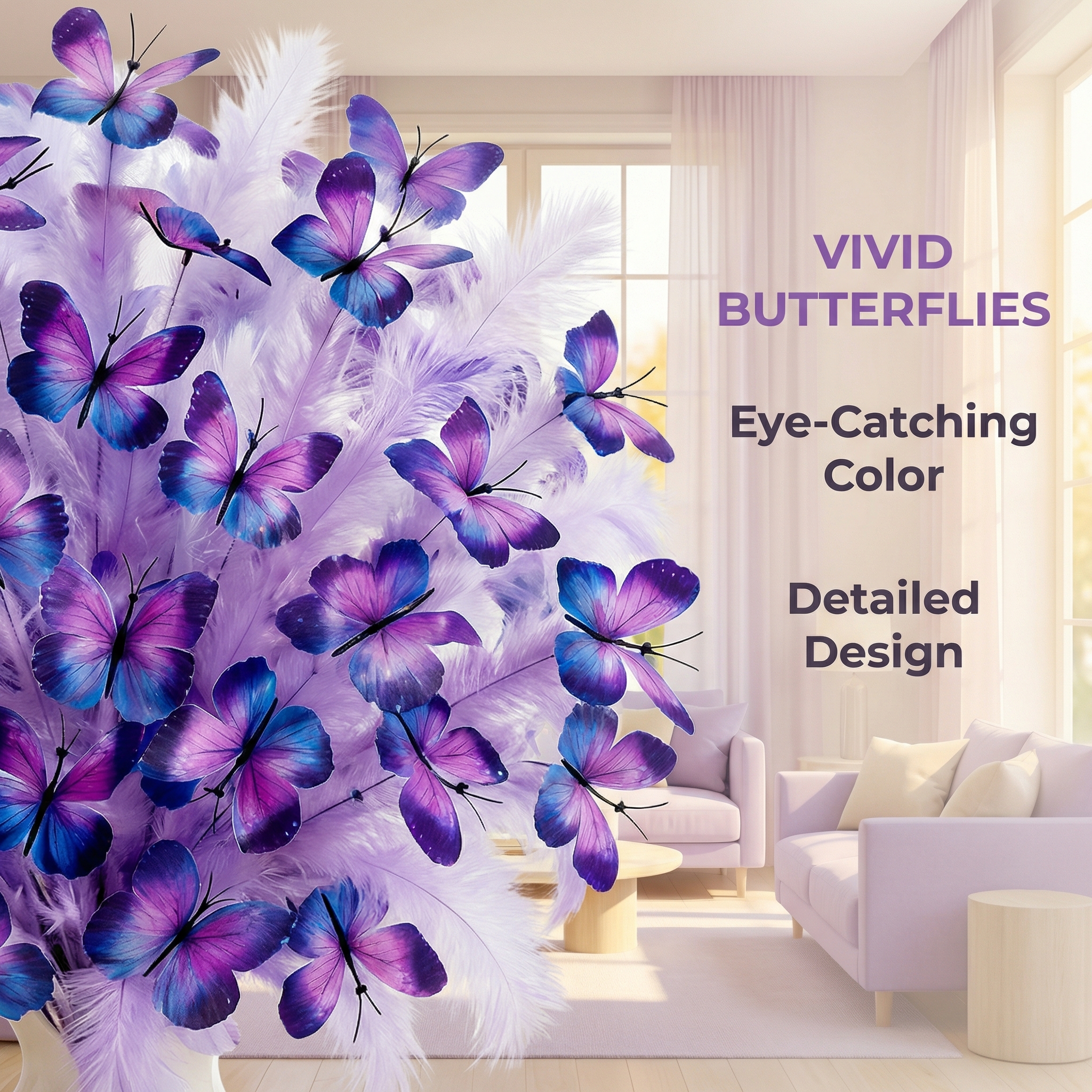 Butterfly Reed Artificial Flowers