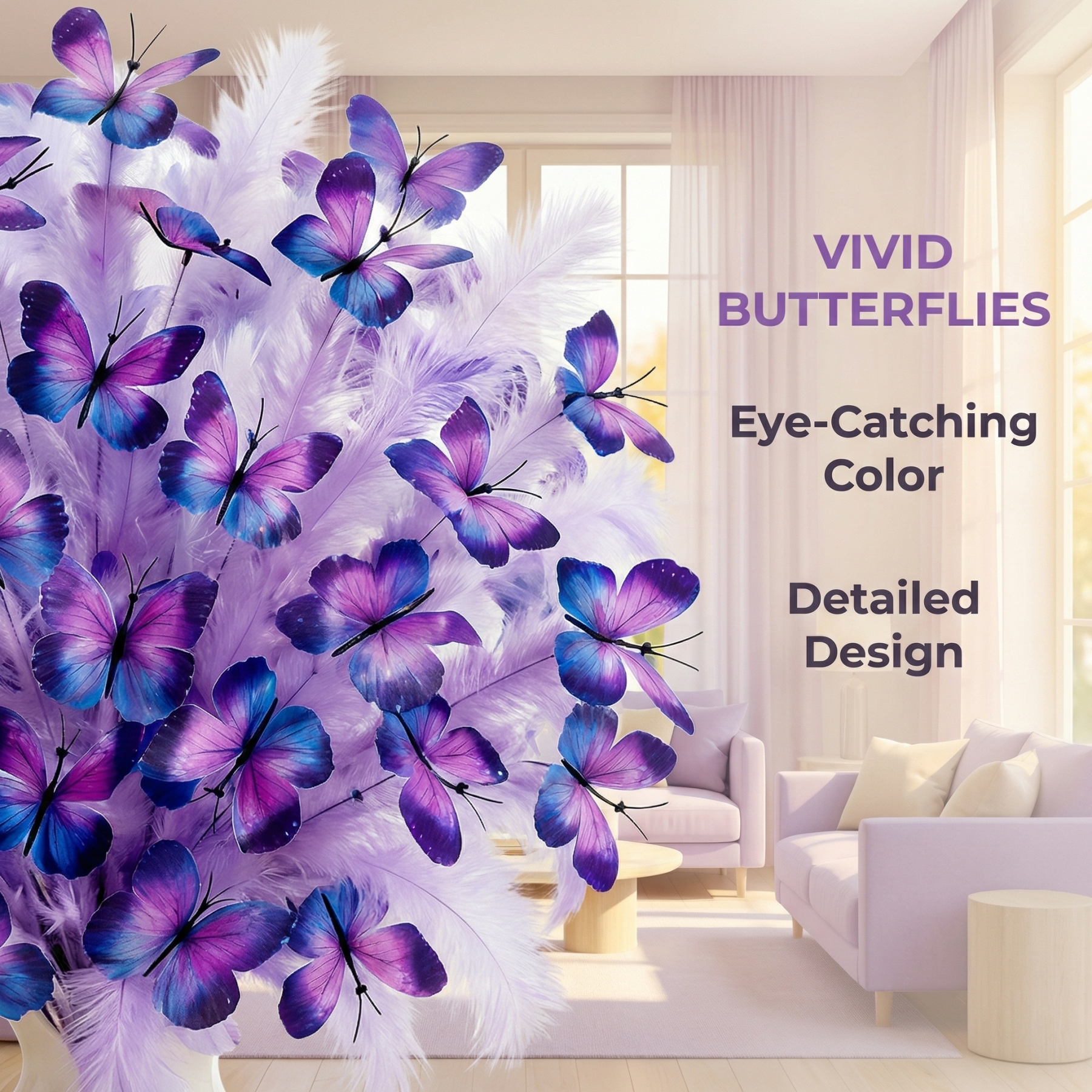 Butterfly Reed Artificial Flowers