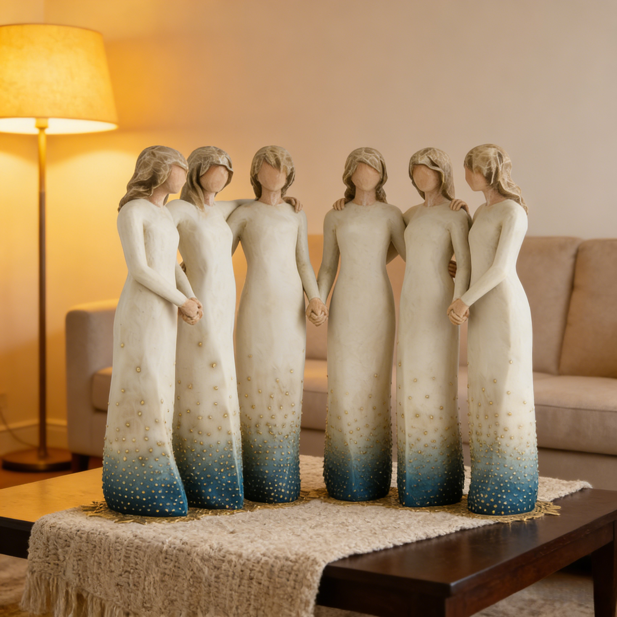Sister Figurines Celebrates Supportive Friendships—Sculpted Hand-Painted Figure