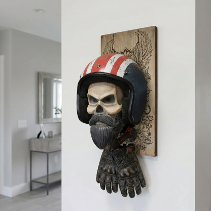 Skull Wall Sculpture Helmet Pendant Mask