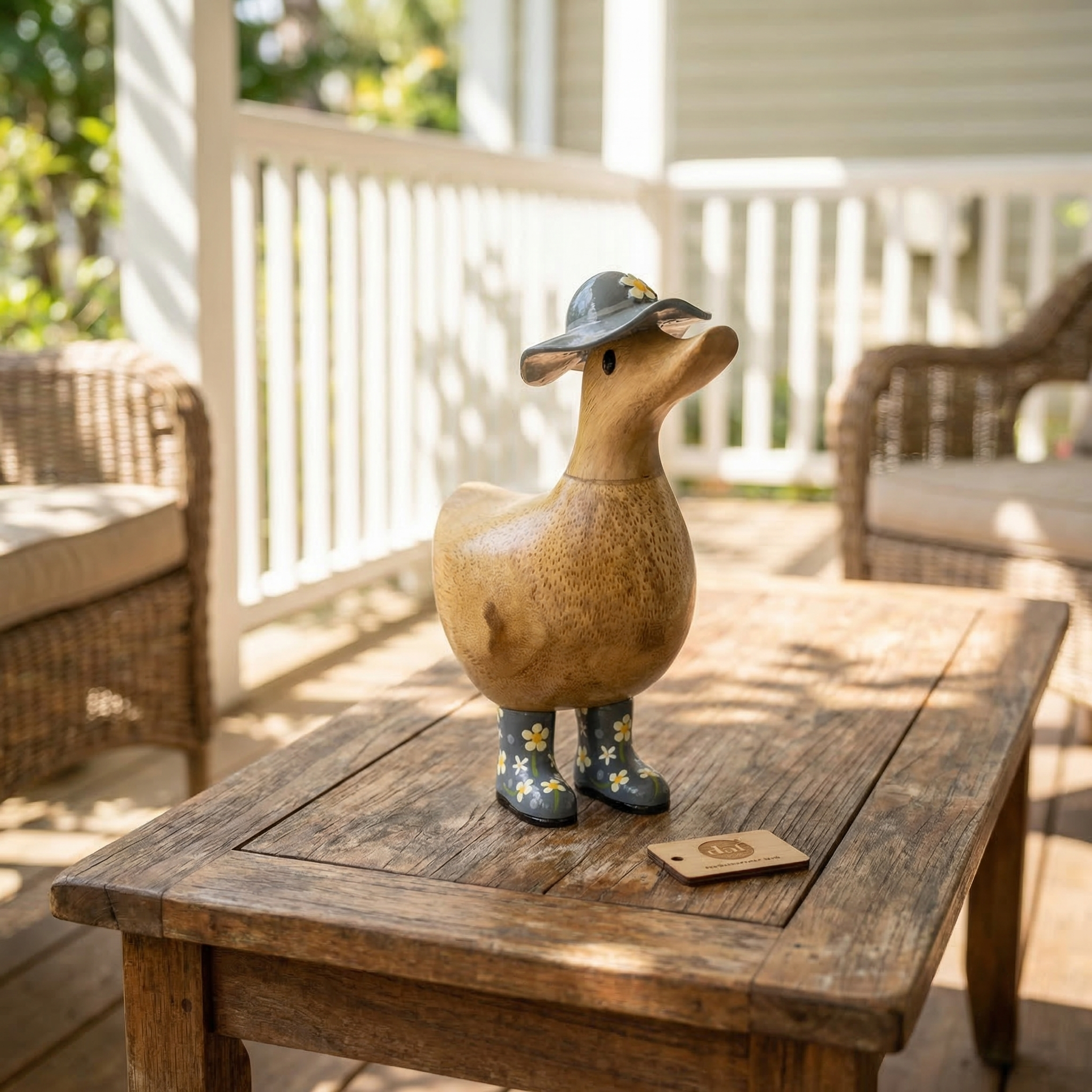 Floral Hat & Boots Ducky's