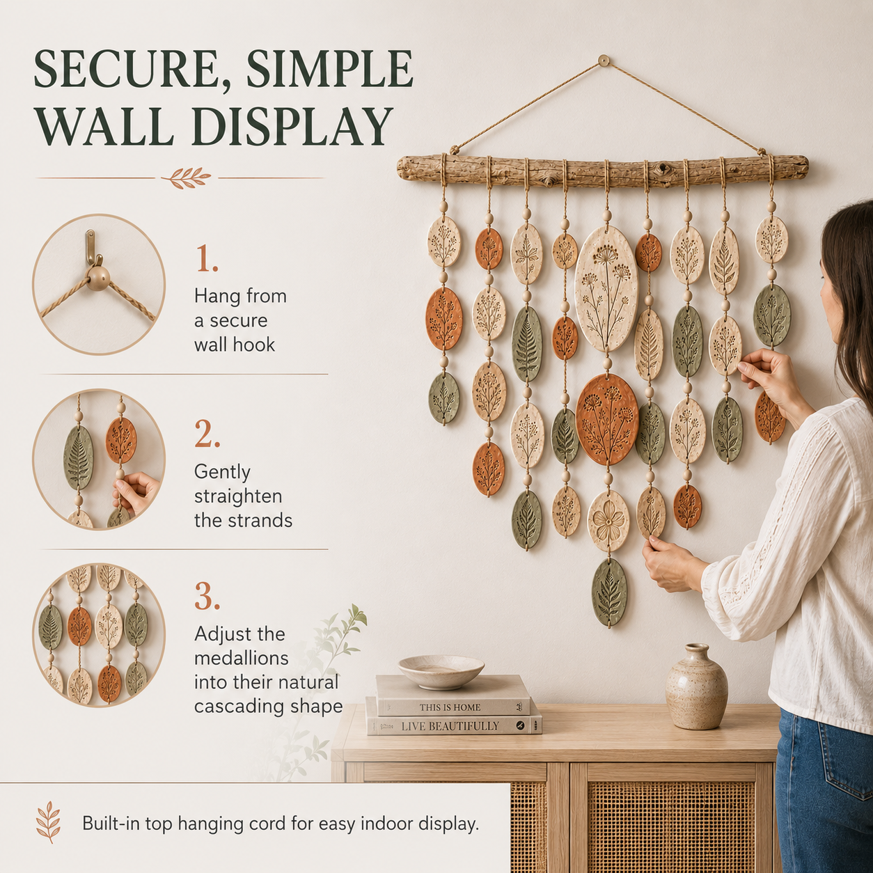 Earth & Bloom Botanical Wall Hanging