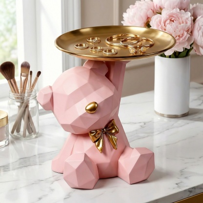 Charming Bear-Shaped Storage Tray
