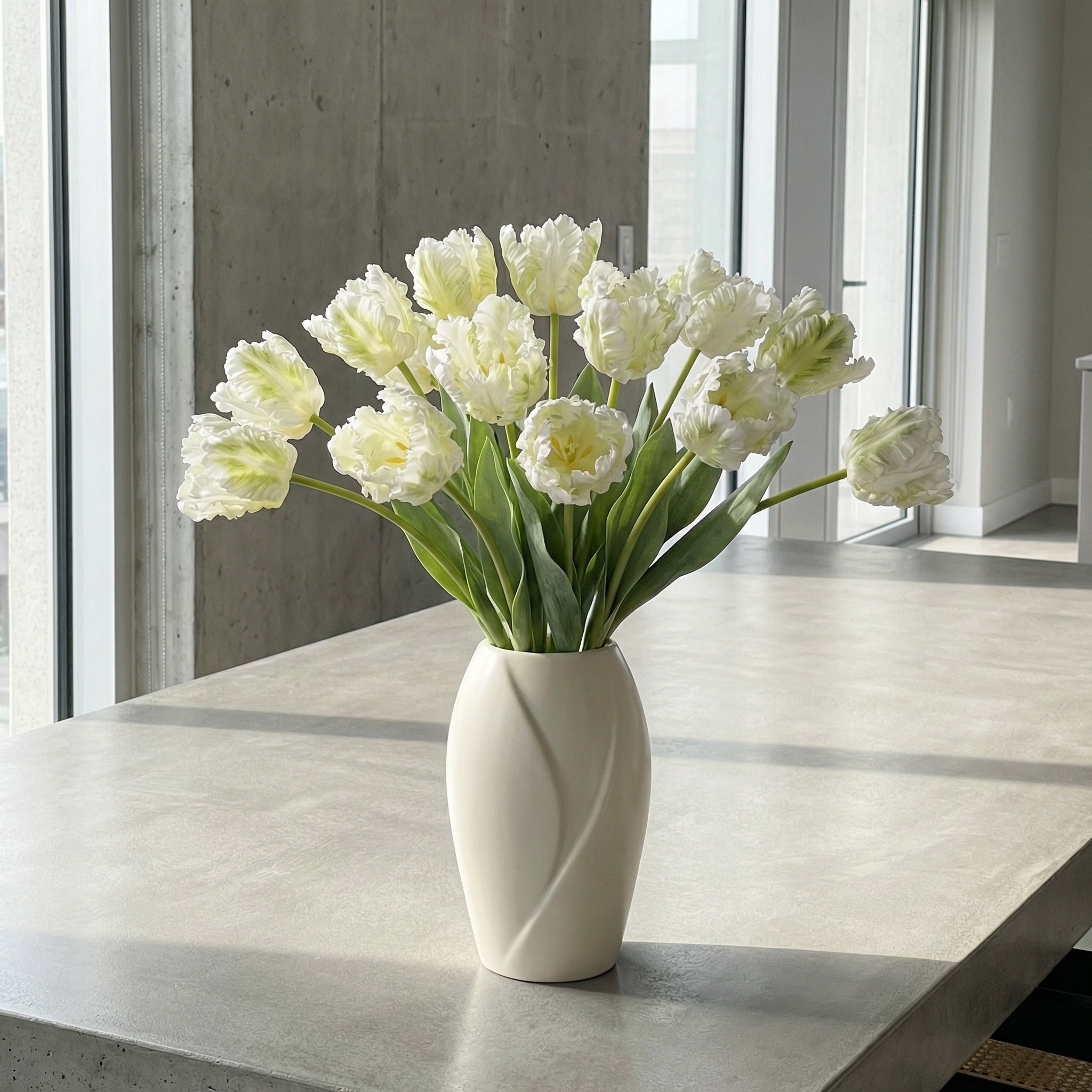 Dramatic Ruffled Tulips Stems