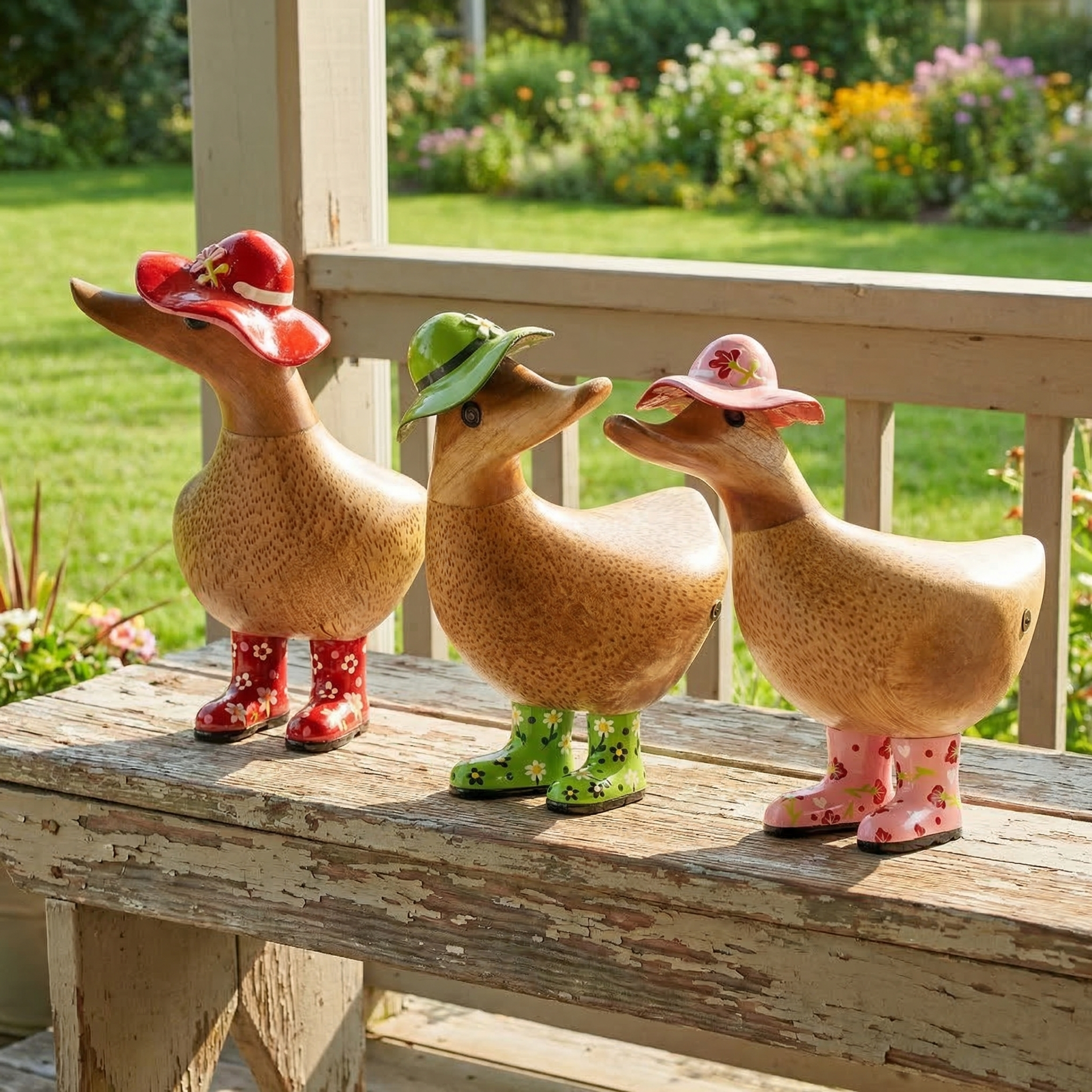 Floral Hat & Boots Ducky's