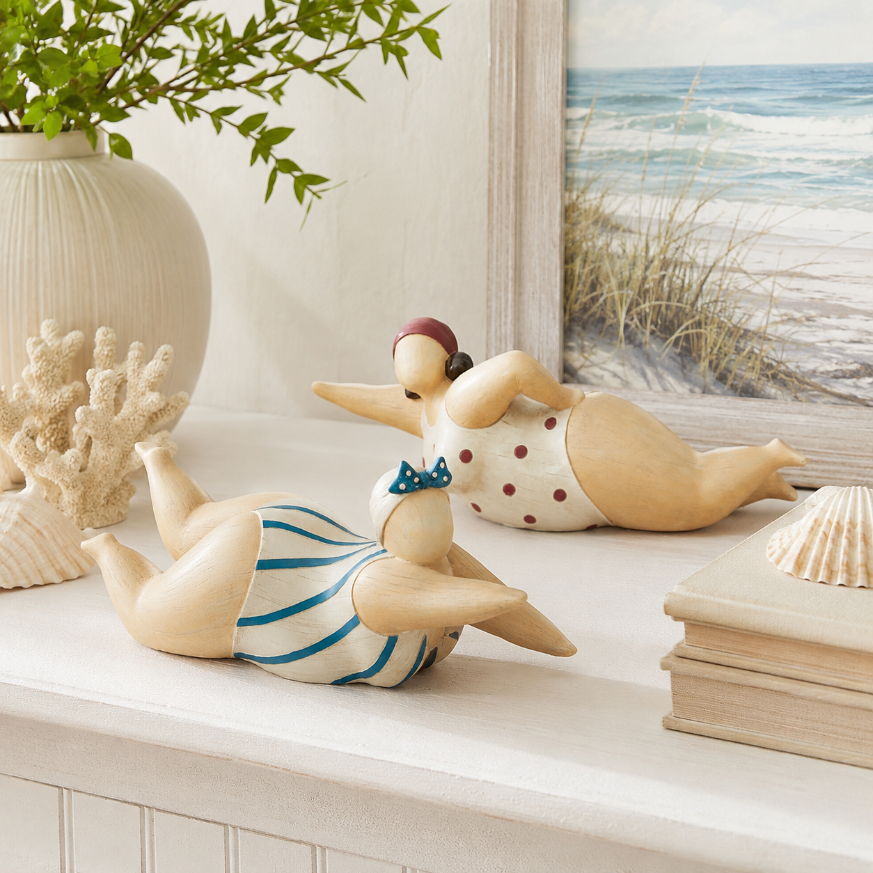 Swimming Sisters Bathing Beauties Figurines