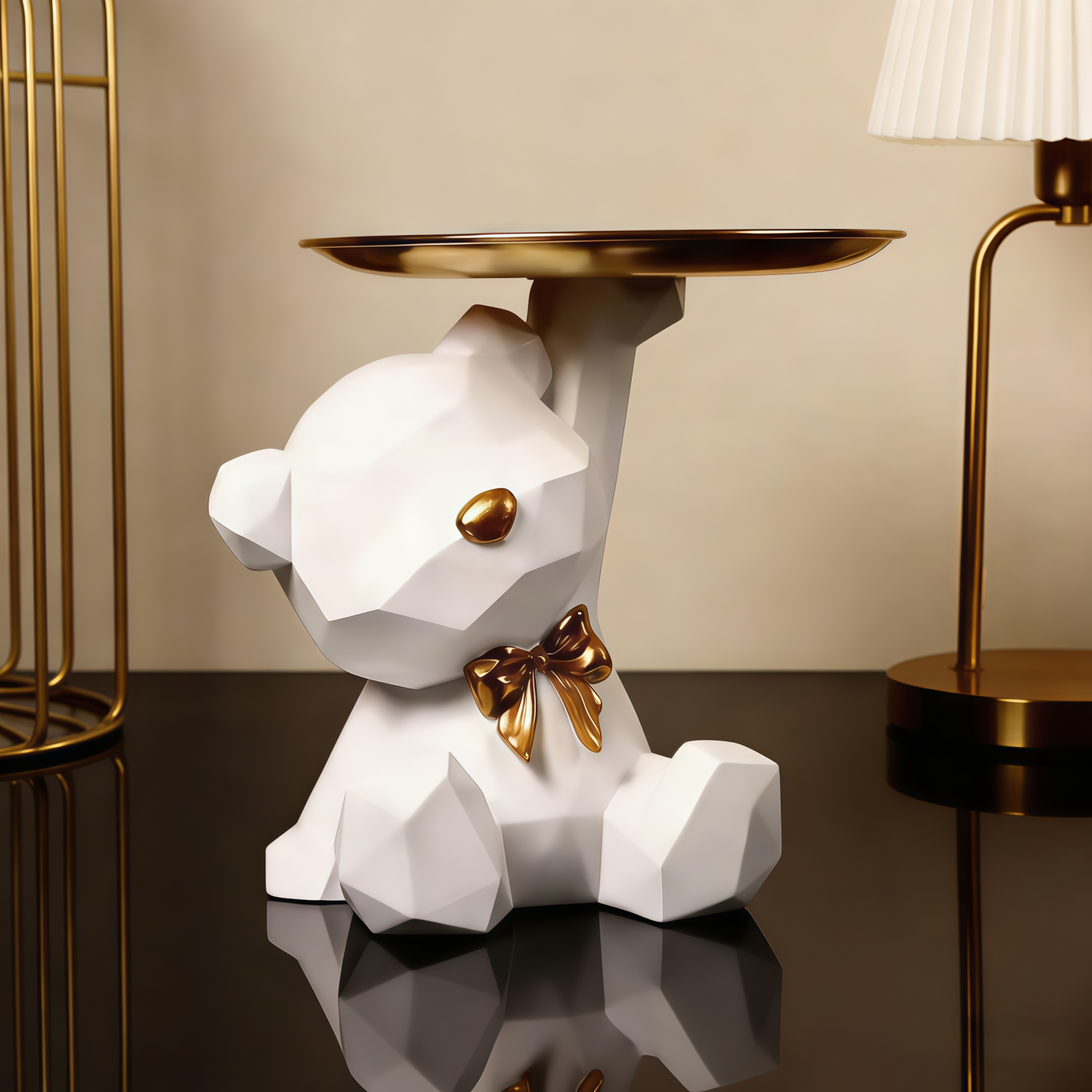 Charming Bear-Shaped Storage Tray