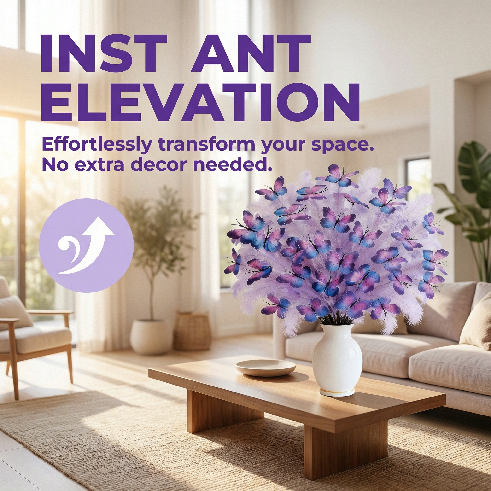 Butterfly Reed Artificial Flowers