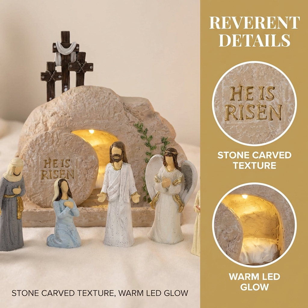 LED Resurrection Scene Set