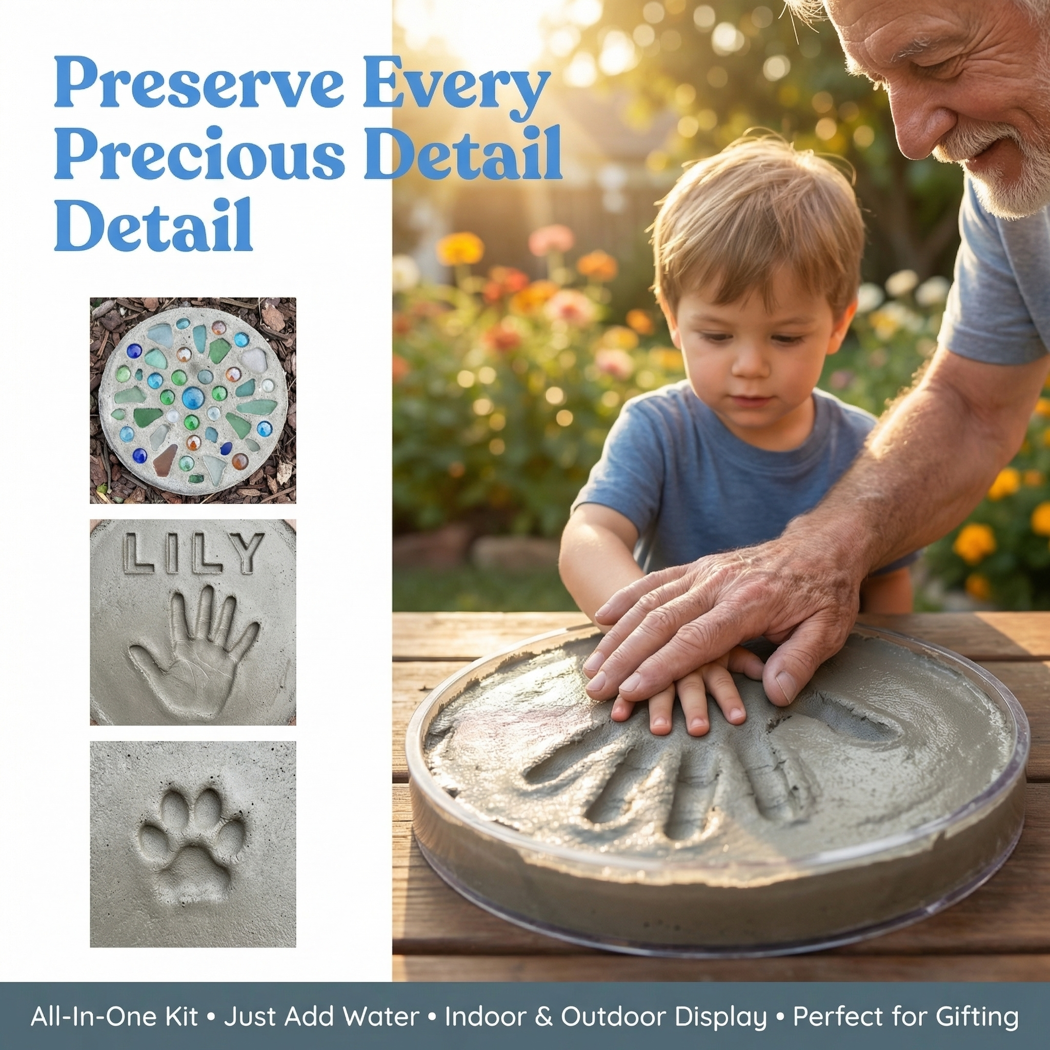 Large DIY Stepping Stone Kit