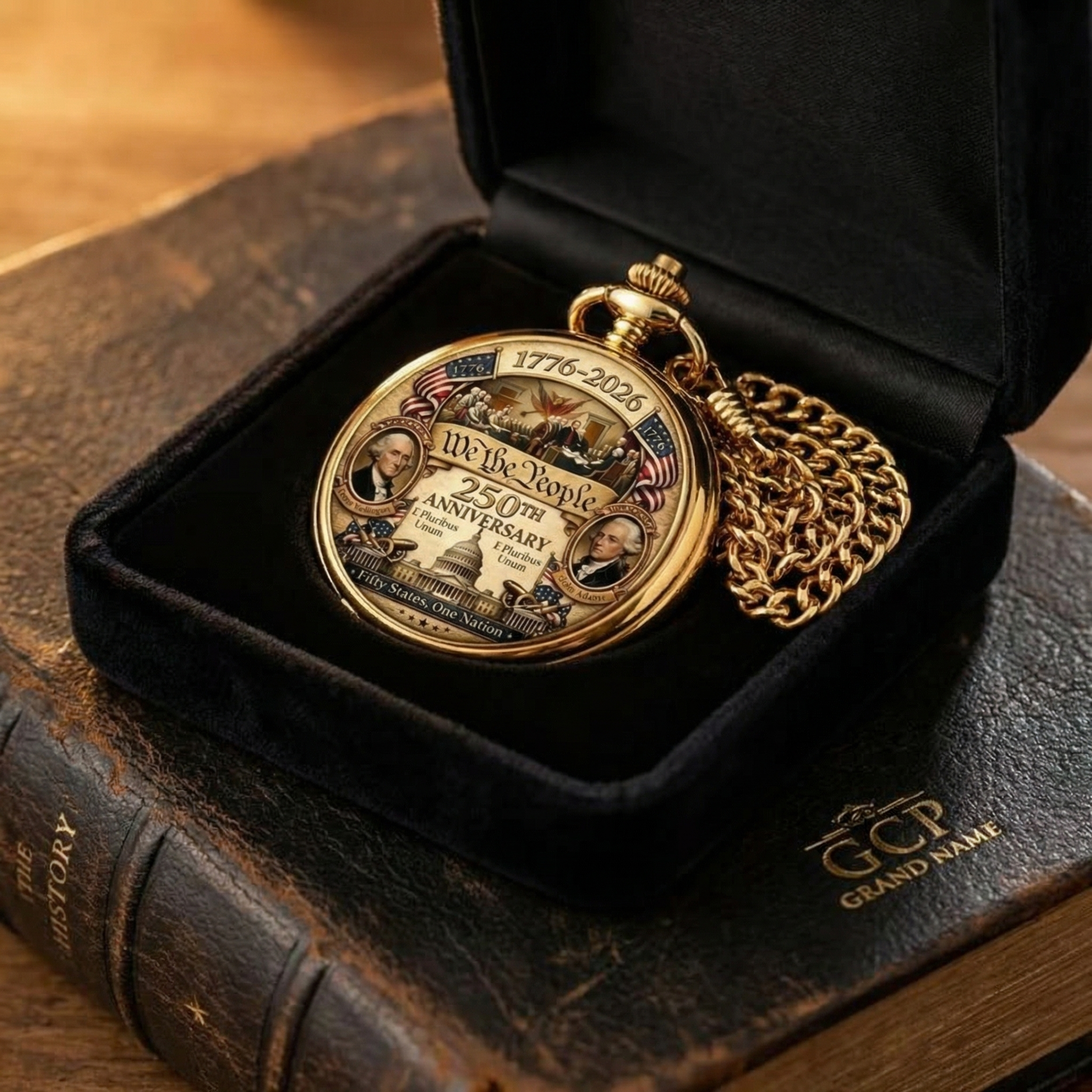 1776-2026 250Th Anniversary Commemorative Pocket Watch Retro