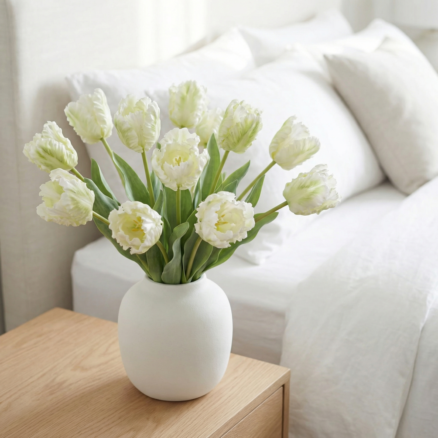 Dramatic Ruffled Tulips Stems