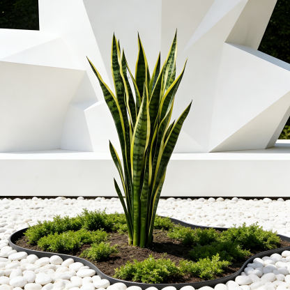 Extra Long Artificial UV tolerant Sansevieria Greenery
