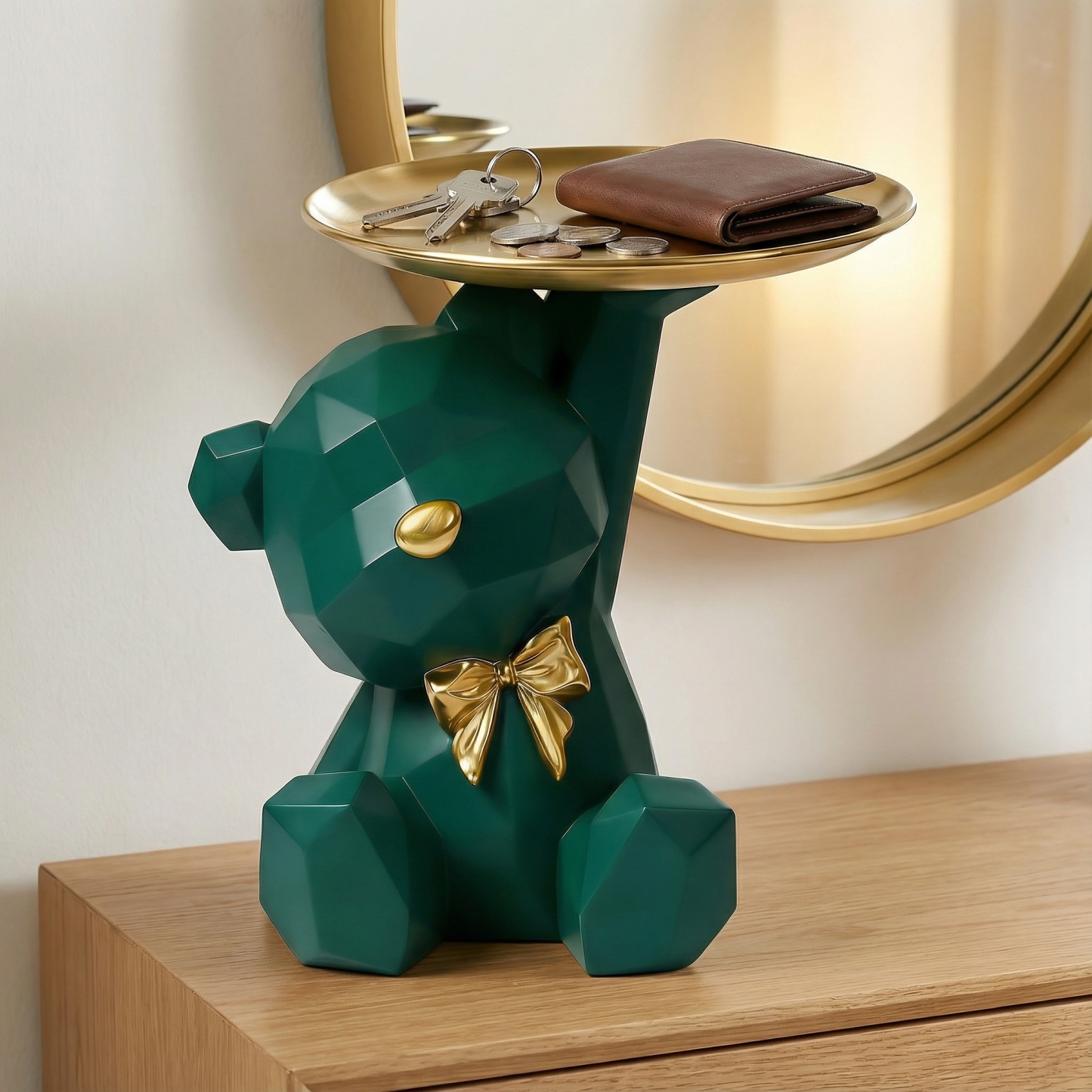 Charming Bear-Shaped Storage Tray