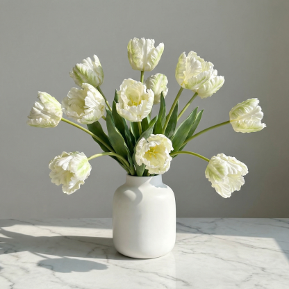 Dramatic Ruffled Tulips Stems