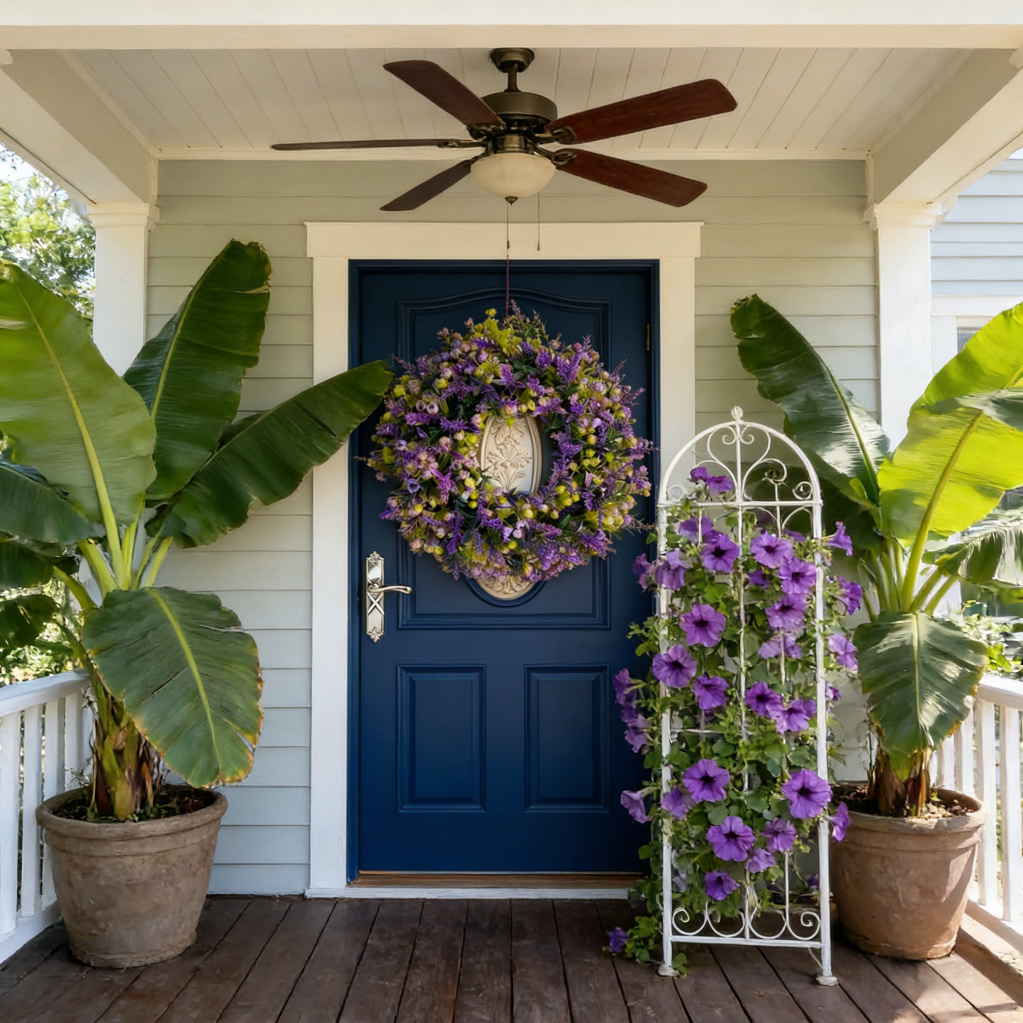 Lavender & of Bethlehem Artificial Flower Bouquet Garland