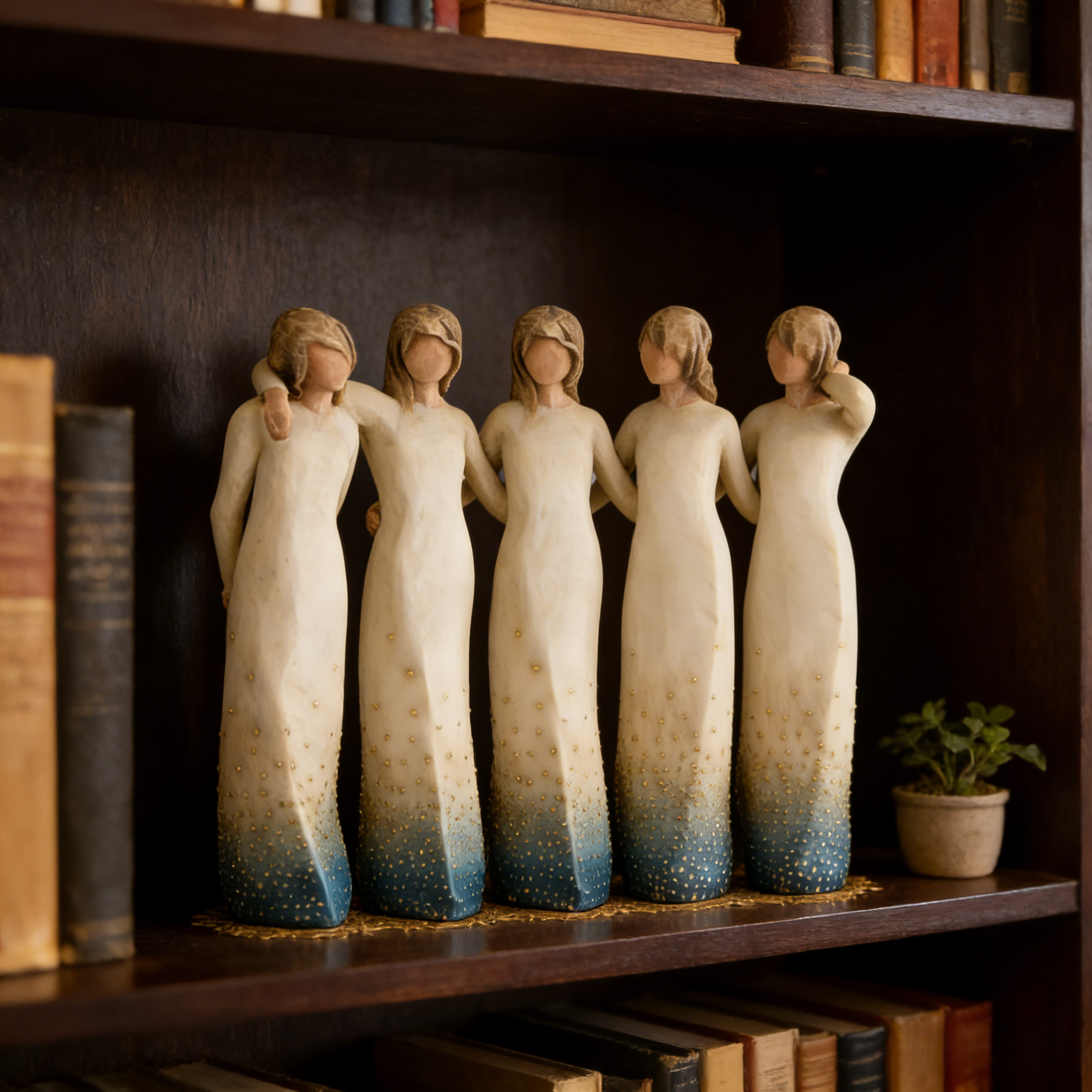 Sister Figurines Celebrates Supportive Friendships—Sculpted Hand-Painted Figure