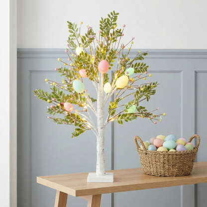Easter Egg Light Tree with Timer