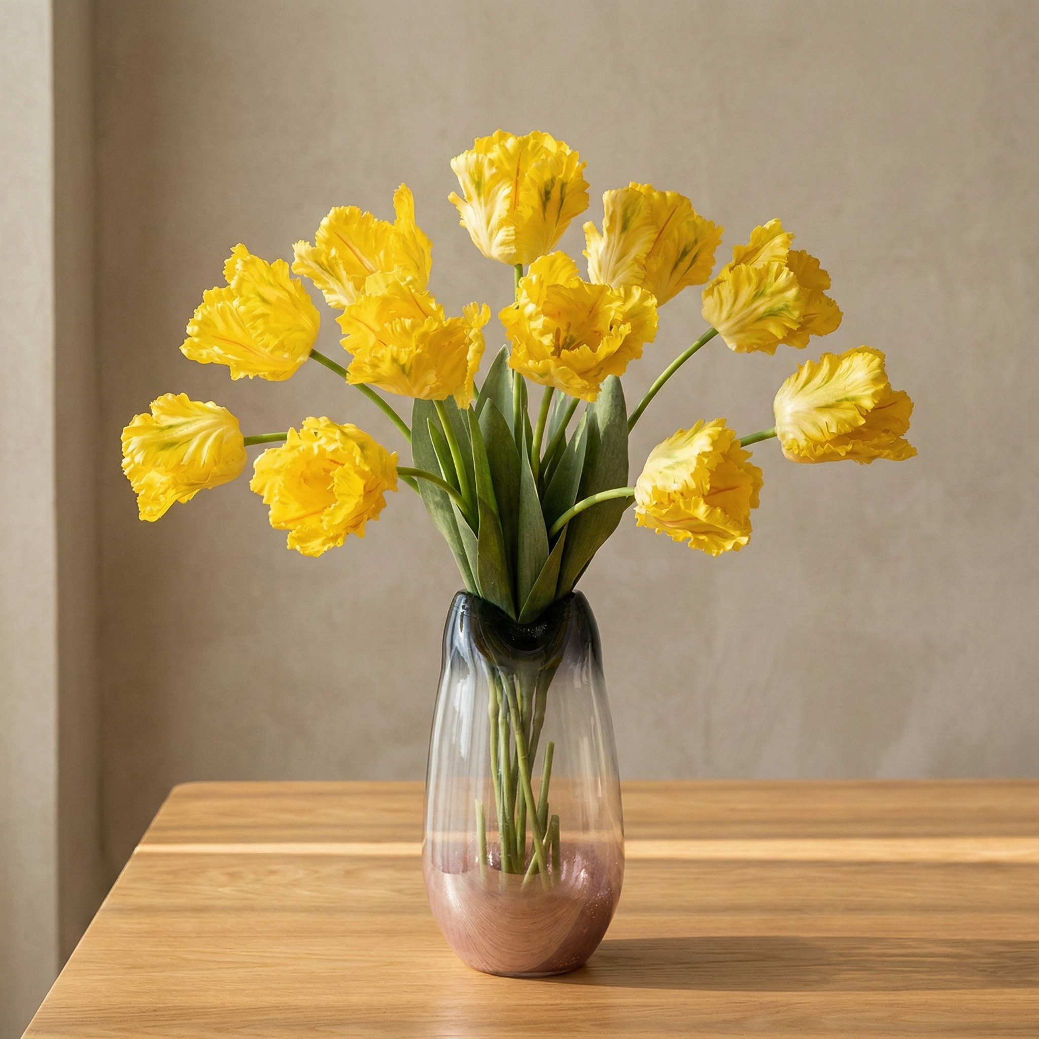 Dramatic Ruffled Tulips Stems