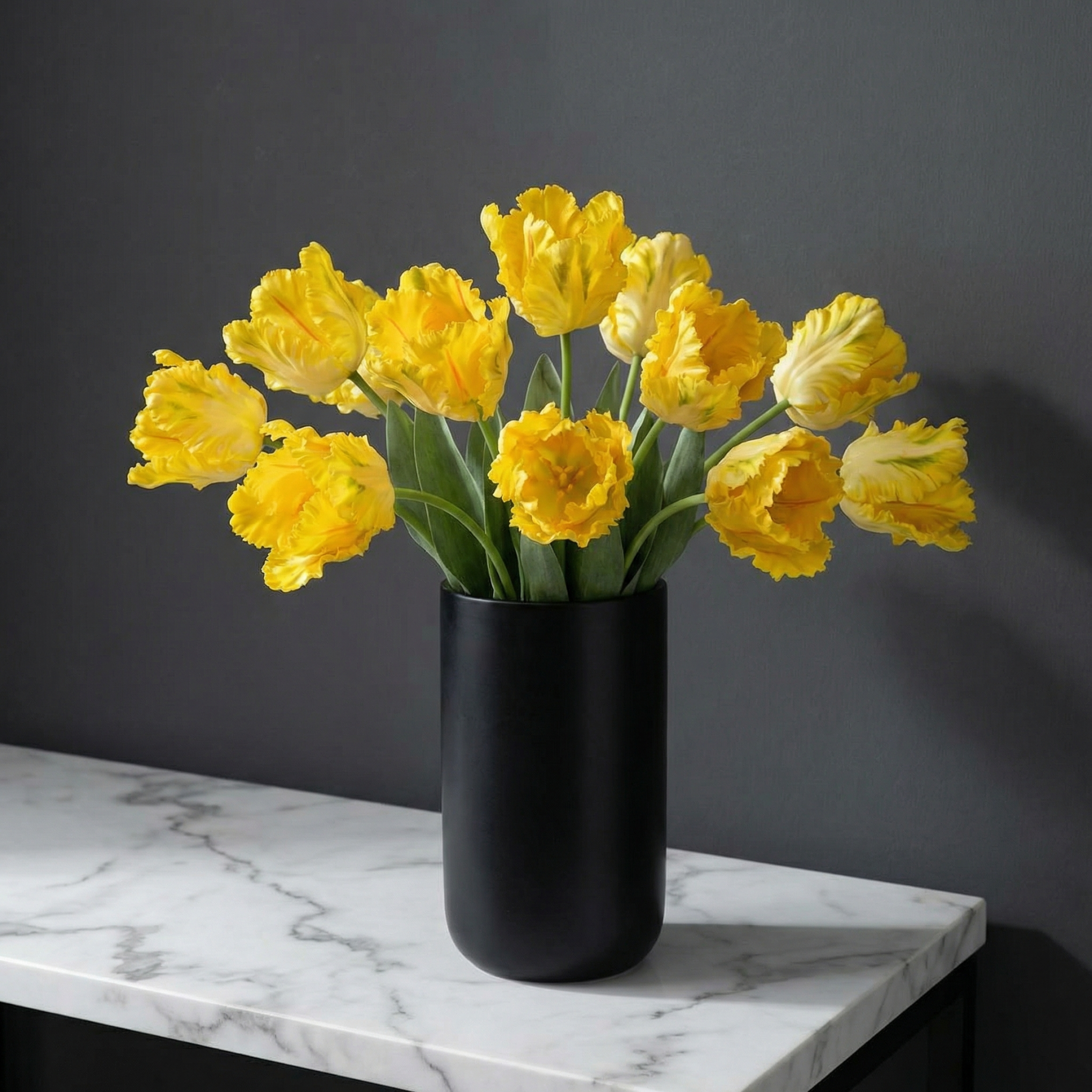 Dramatic Ruffled Tulips Stems