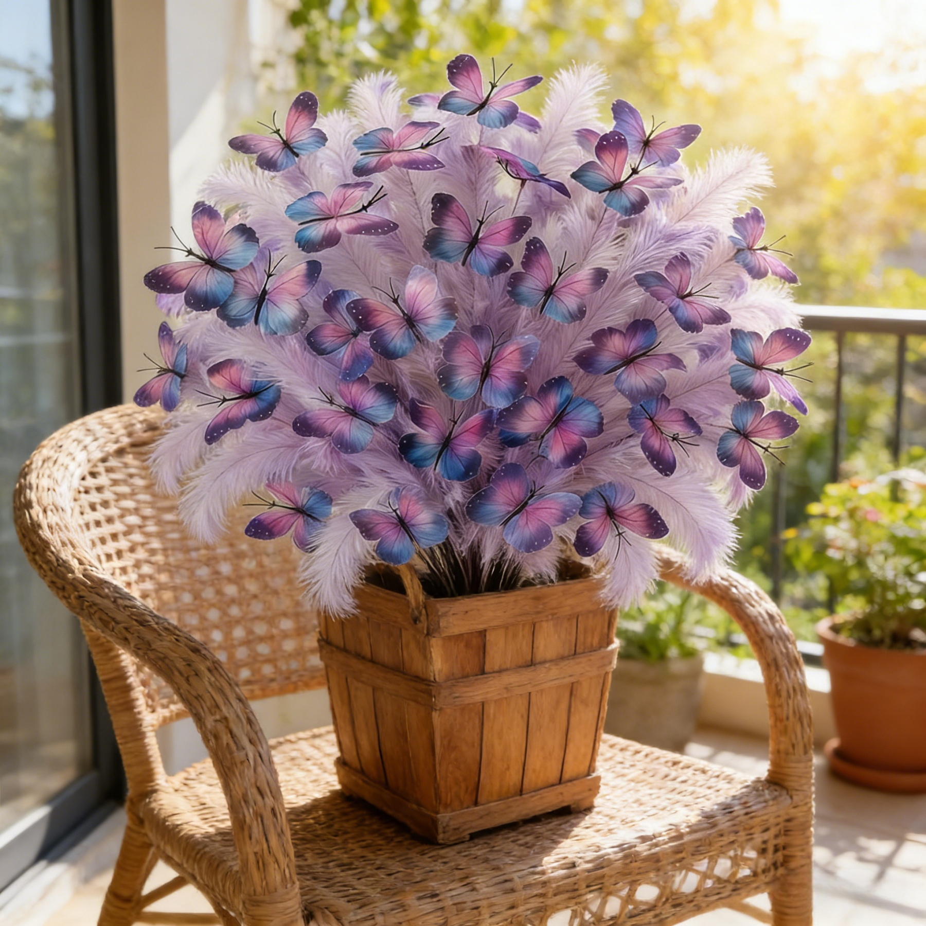 Butterfly Reed Artificial Flowers