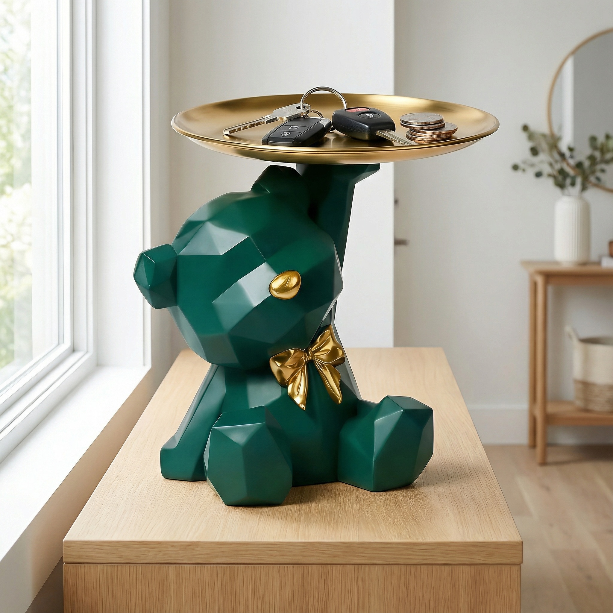 Charming Bear-Shaped Storage Tray
