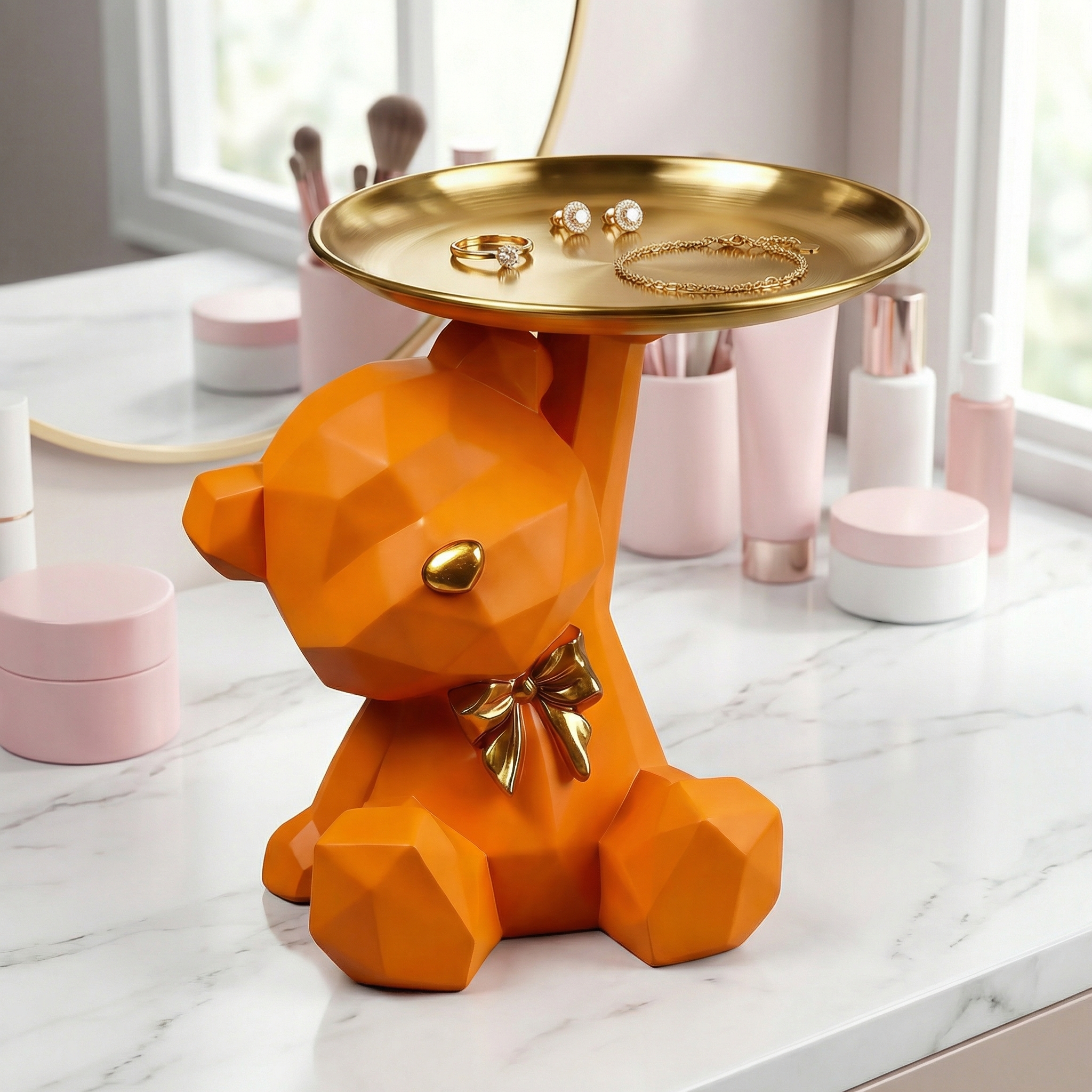 Charming Bear-Shaped Storage Tray