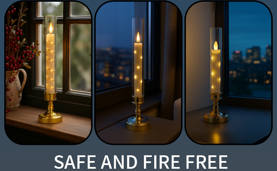 flickering flameless candles   christmas window candles  led candles flickering   gold candles