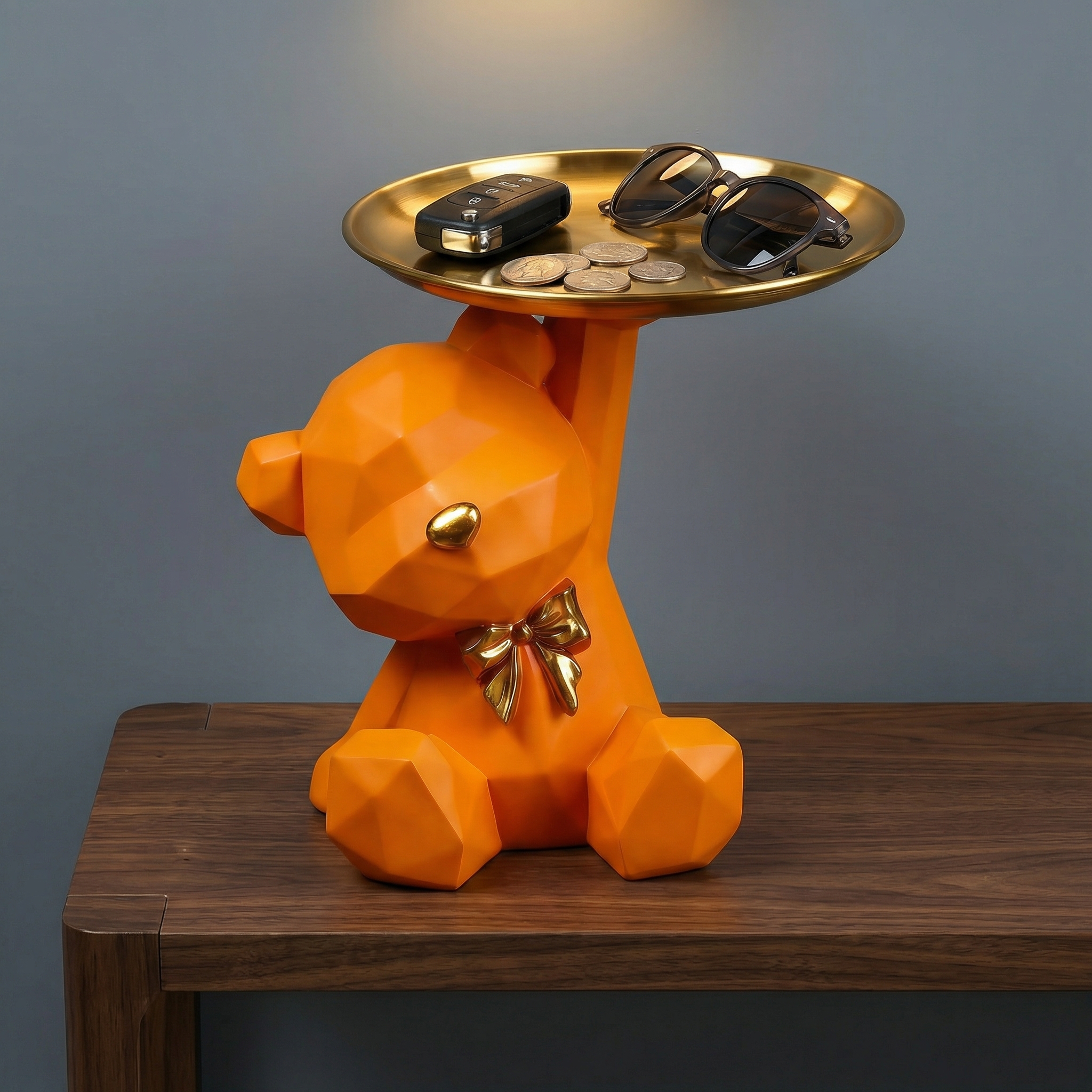 Charming Bear-Shaped Storage Tray