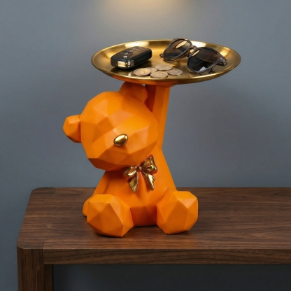 Charming Bear-Shaped Storage Tray