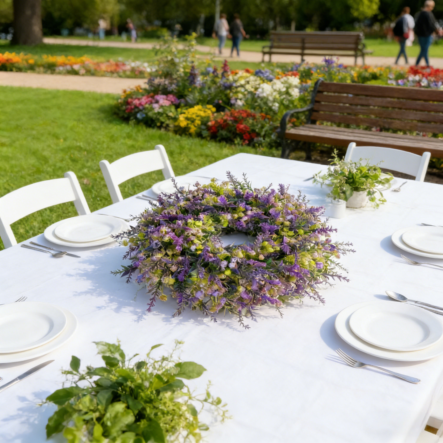 Lavender & of Bethlehem Artificial Flower Bouquet Garland