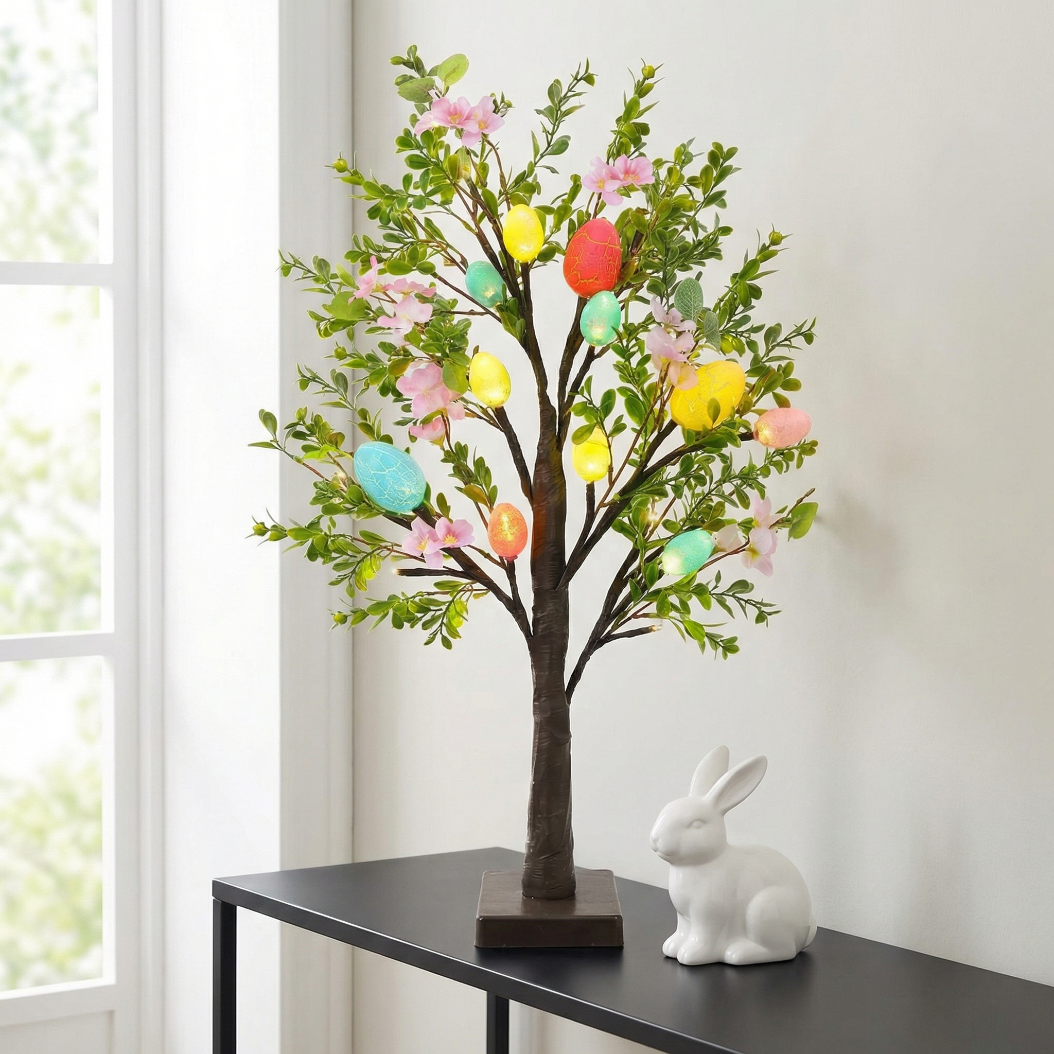 Easter Egg Light Tree with Timer