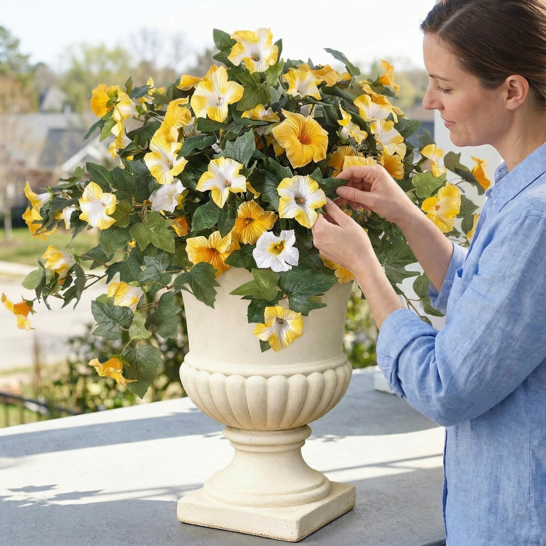 Silk Petunias Flower