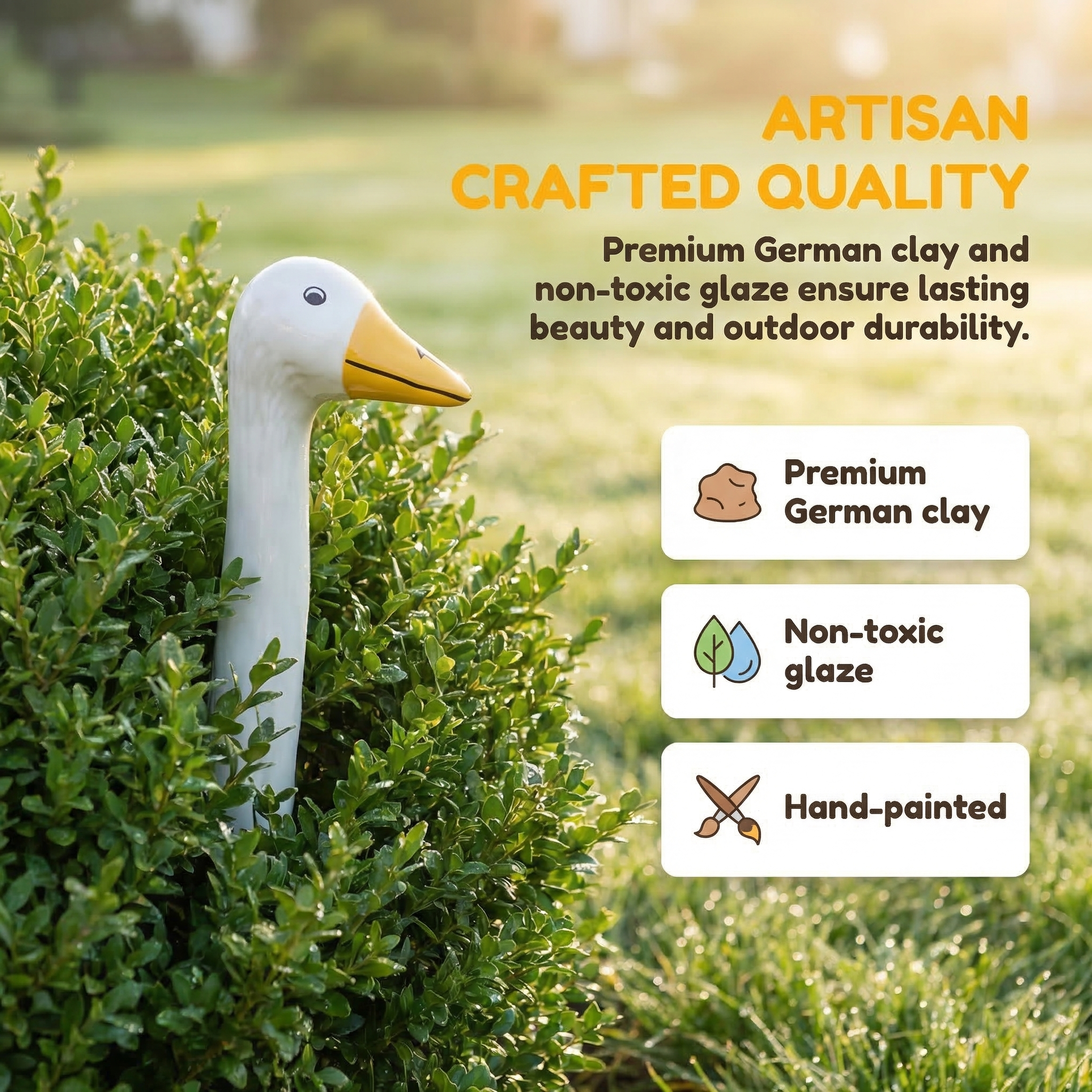 Garden Goose Plant Stakes