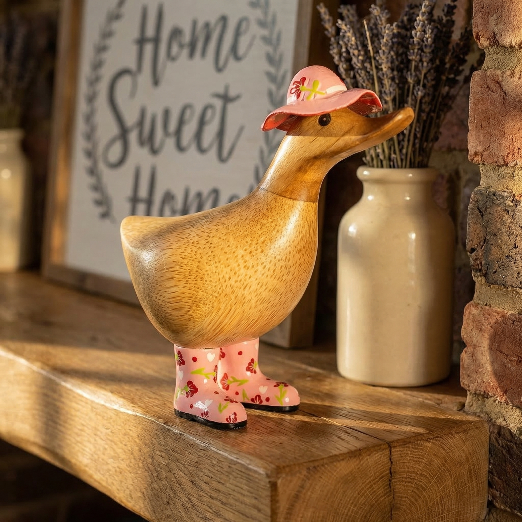 Floral Hat & Boots Ducky's