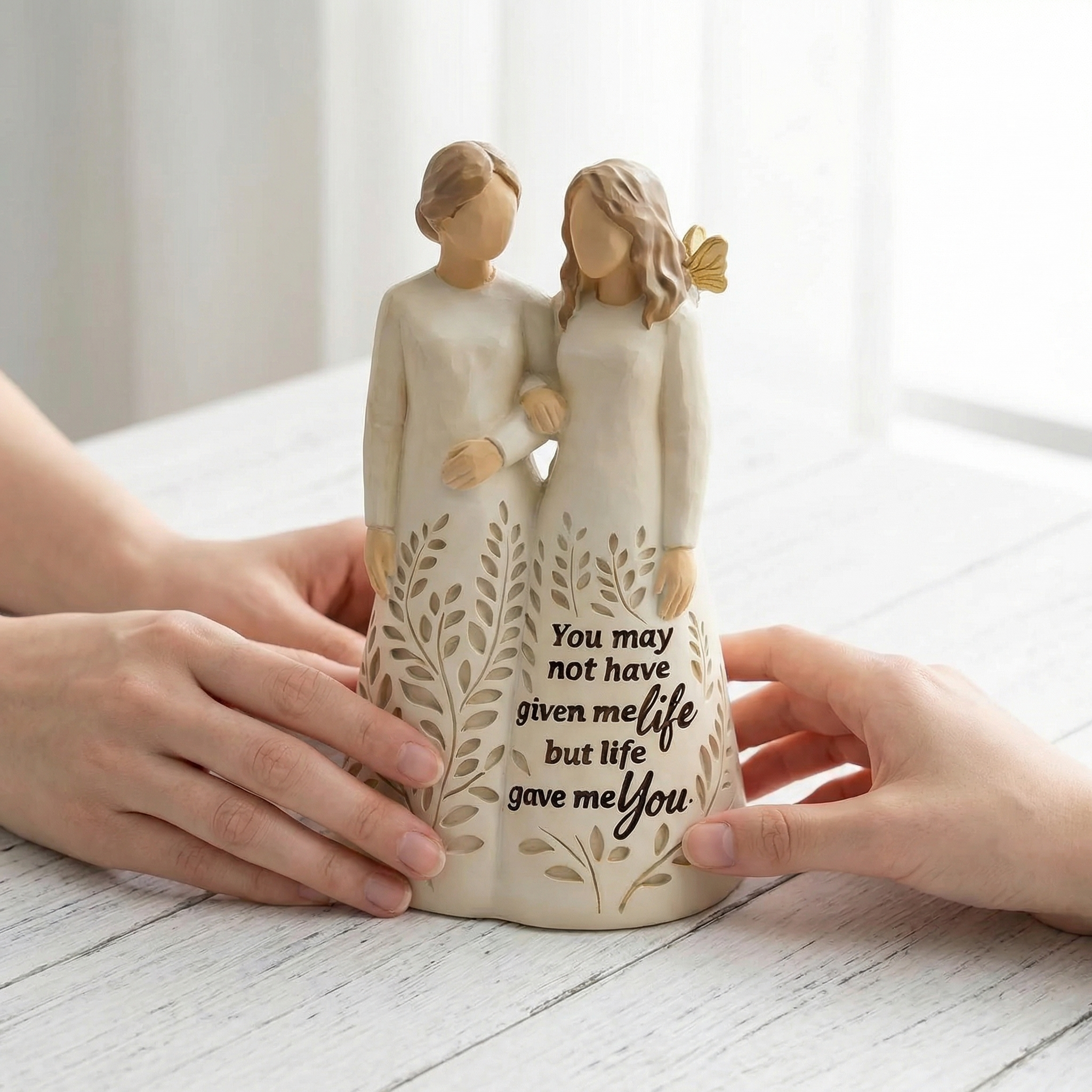 "Life Gave Me You" Mother-in-Law Figurine Night Light