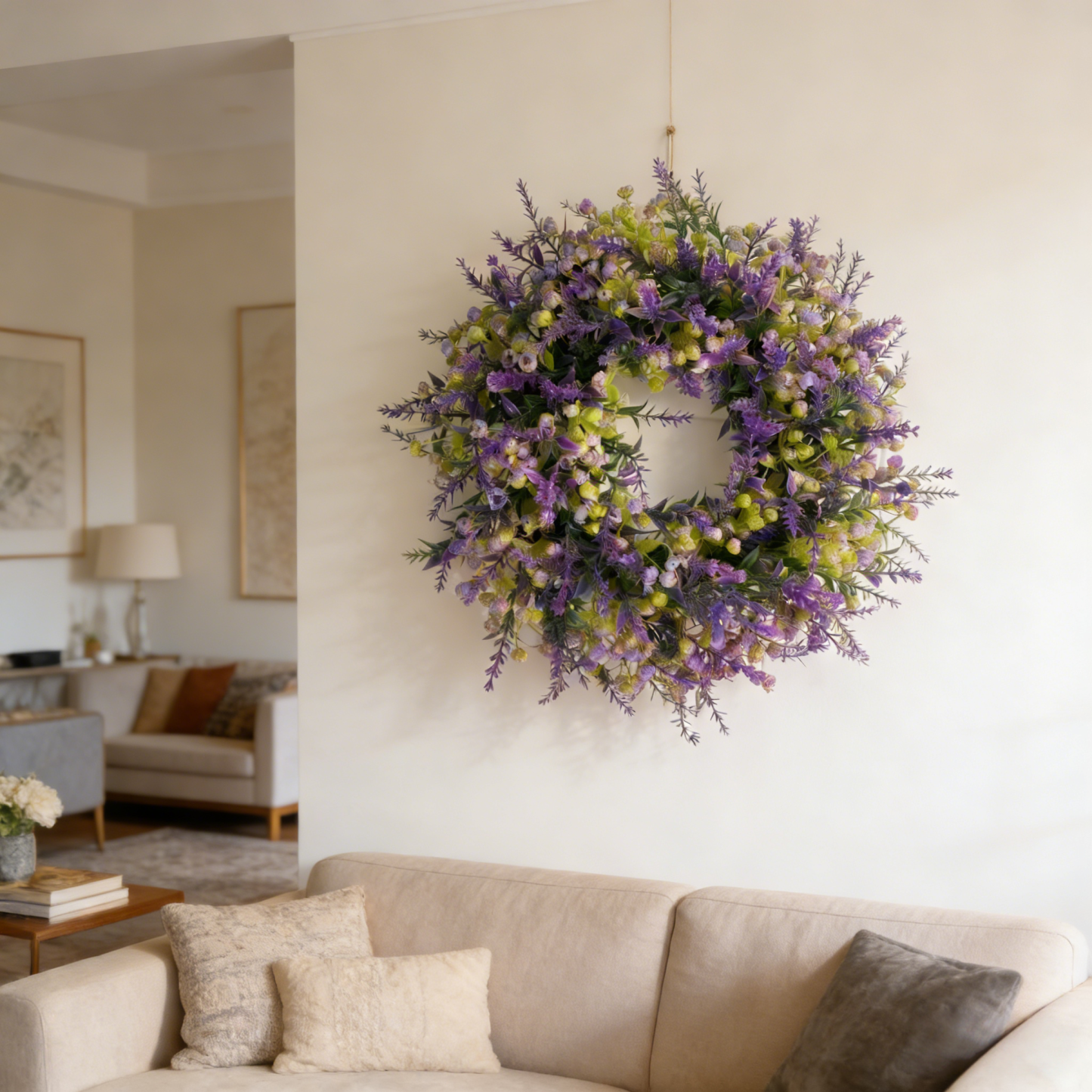 Lavender & of Bethlehem Artificial Flower Bouquet Garland