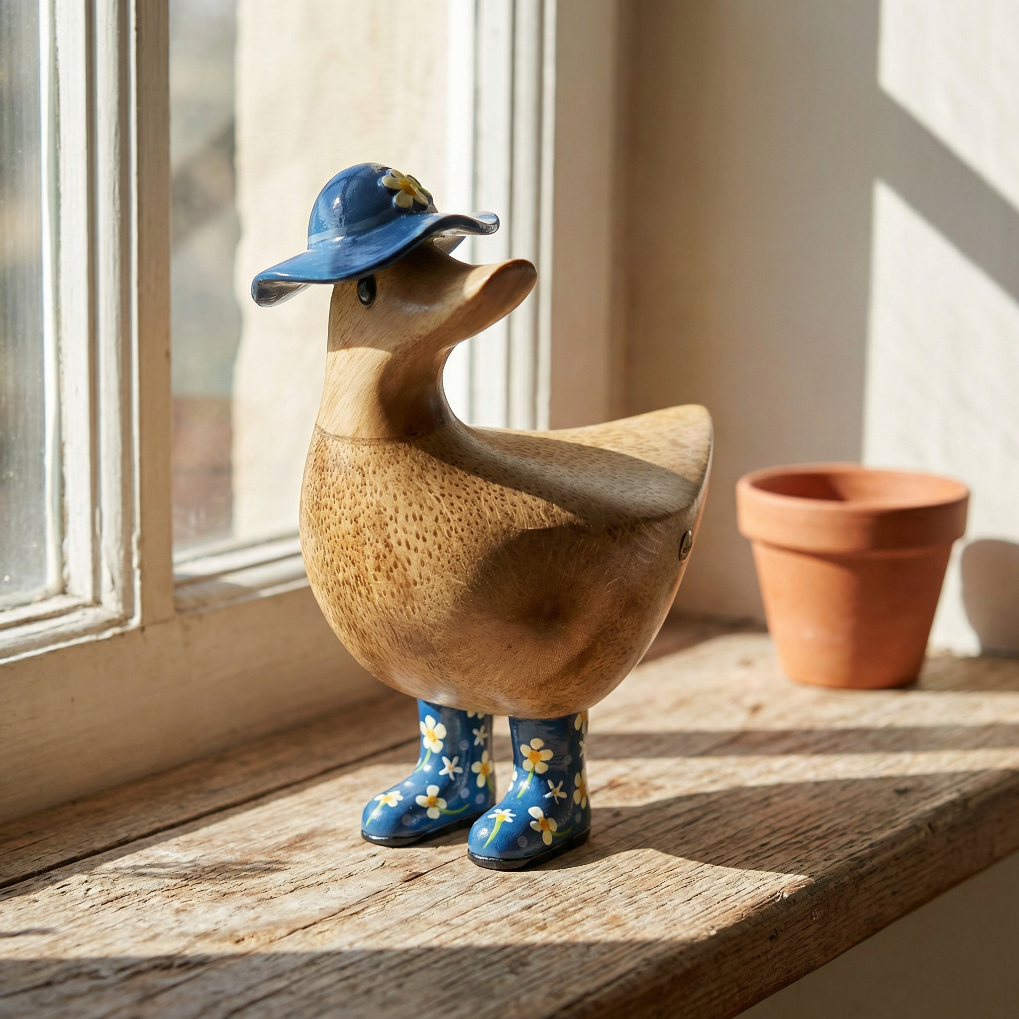 Floral Hat & Boots Ducky's