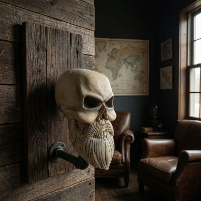 Skull Wall Sculpture Helmet Pendant Mask