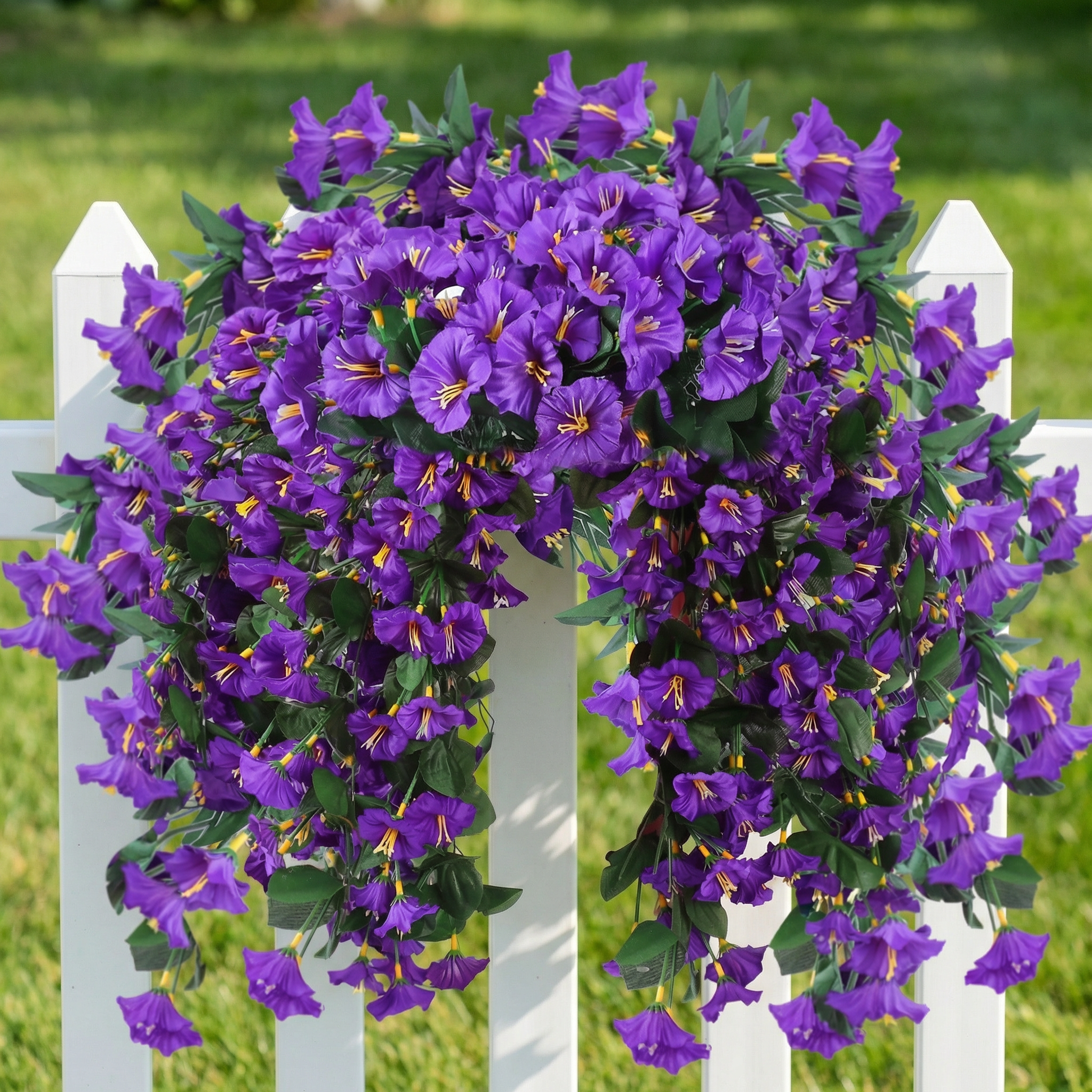Silk Morning Glory Hanging Flowers Plants