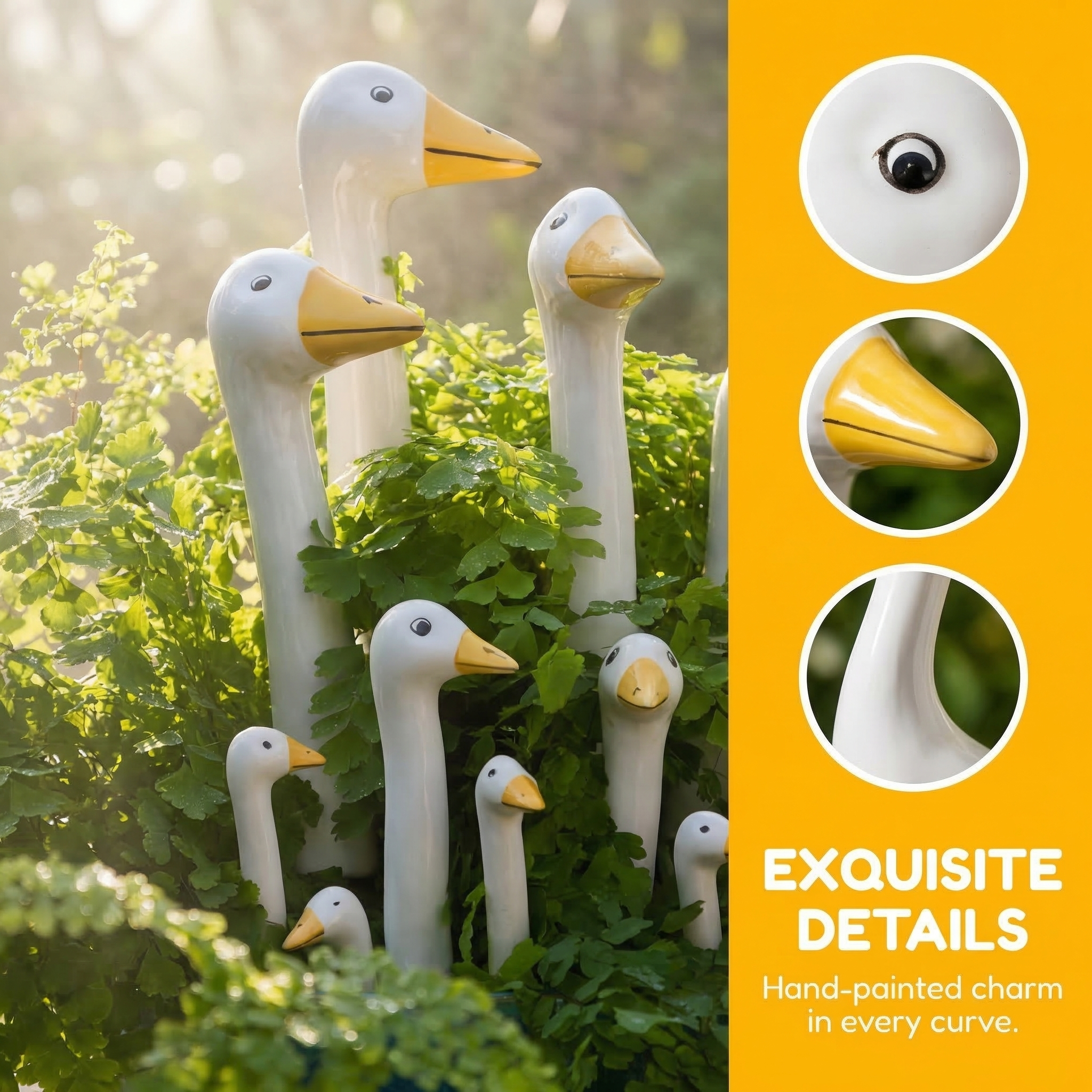 Garden Goose Plant Stakes