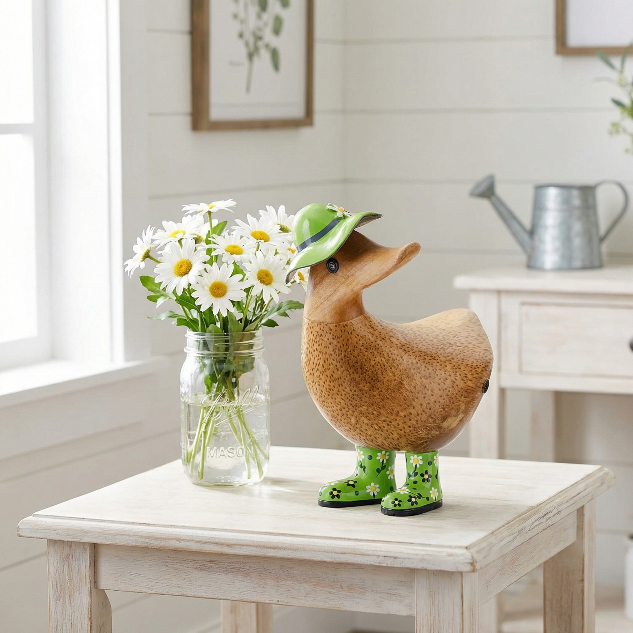 Floral Hat & Boots Ducky's