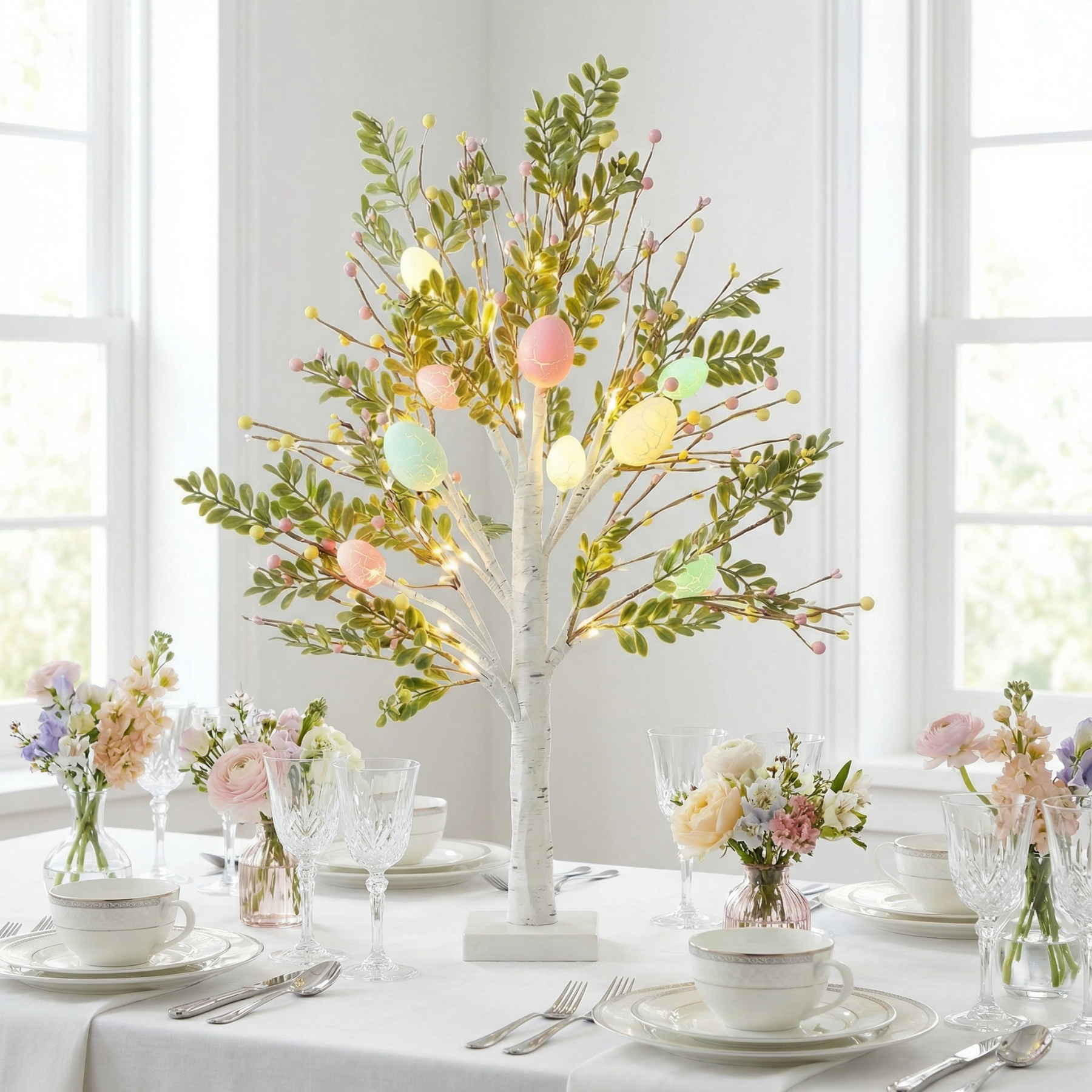 Easter Egg Light Tree with Timer