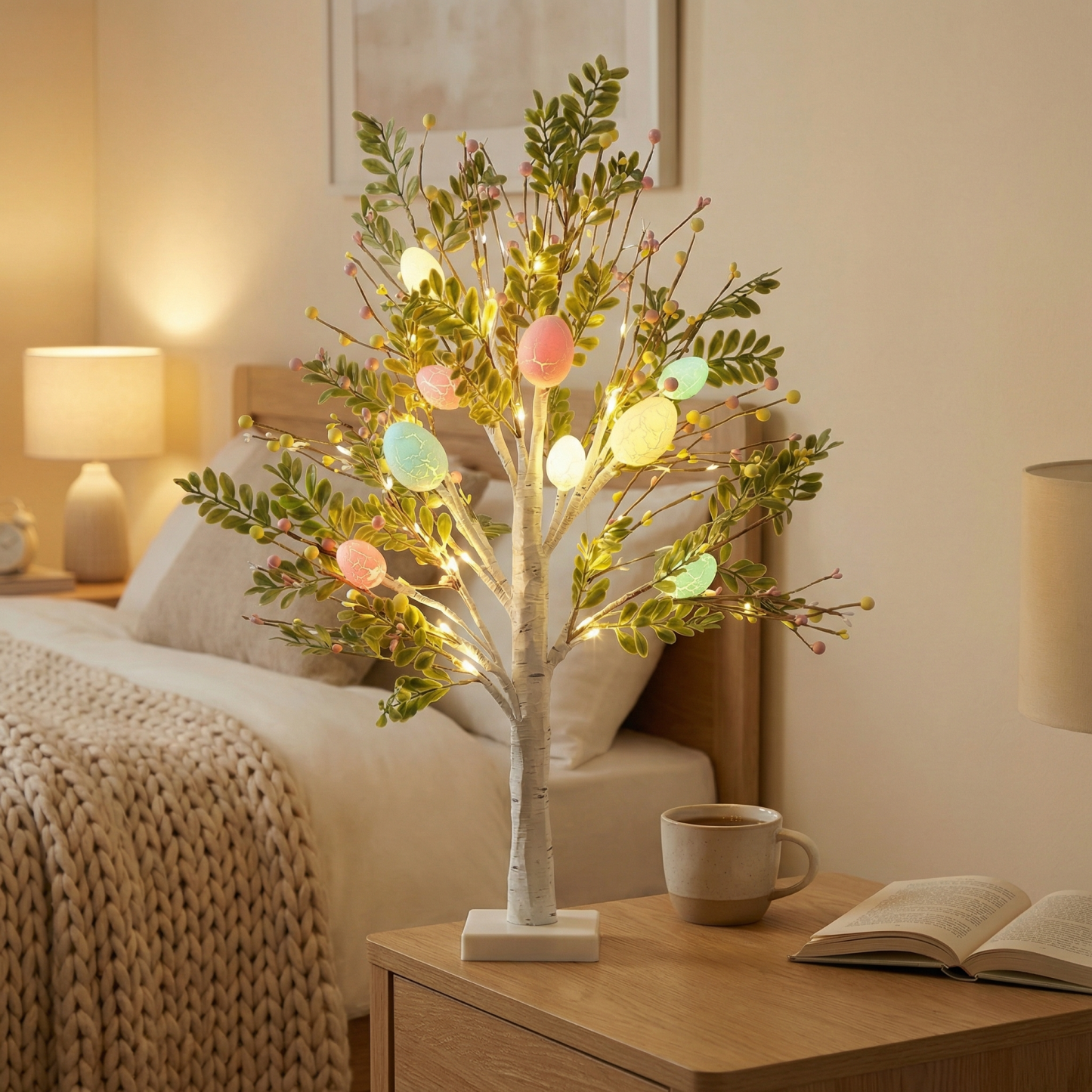 Easter Egg Light Tree with Timer