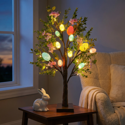 Easter Egg Light Tree with Timer