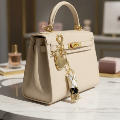 Chic Stainless / Alloy Lip Gloss Holder with Mirror